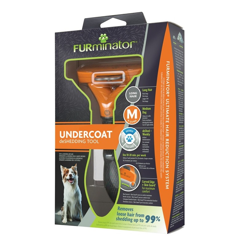 FURminator Etrille chien -M Poils longs