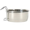 ECUELLE INOX A CROCHETS -7cm-14cl