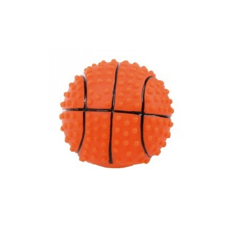 JOUET VINYLE BALLE BASKET - 7,6CM