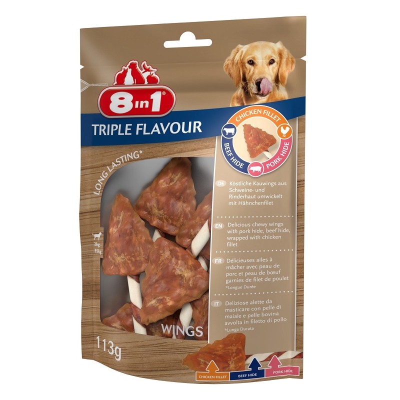 FRIANDISES 8 IN 1 TRIPLE SAVEURS - ailes de poulet