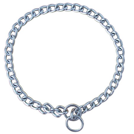 COLLIER METAL GOURMETTE -65cm