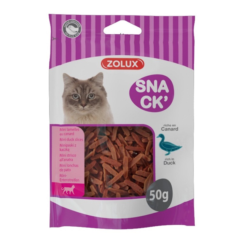 MINI LAMELLES CANARD CHAT -50G