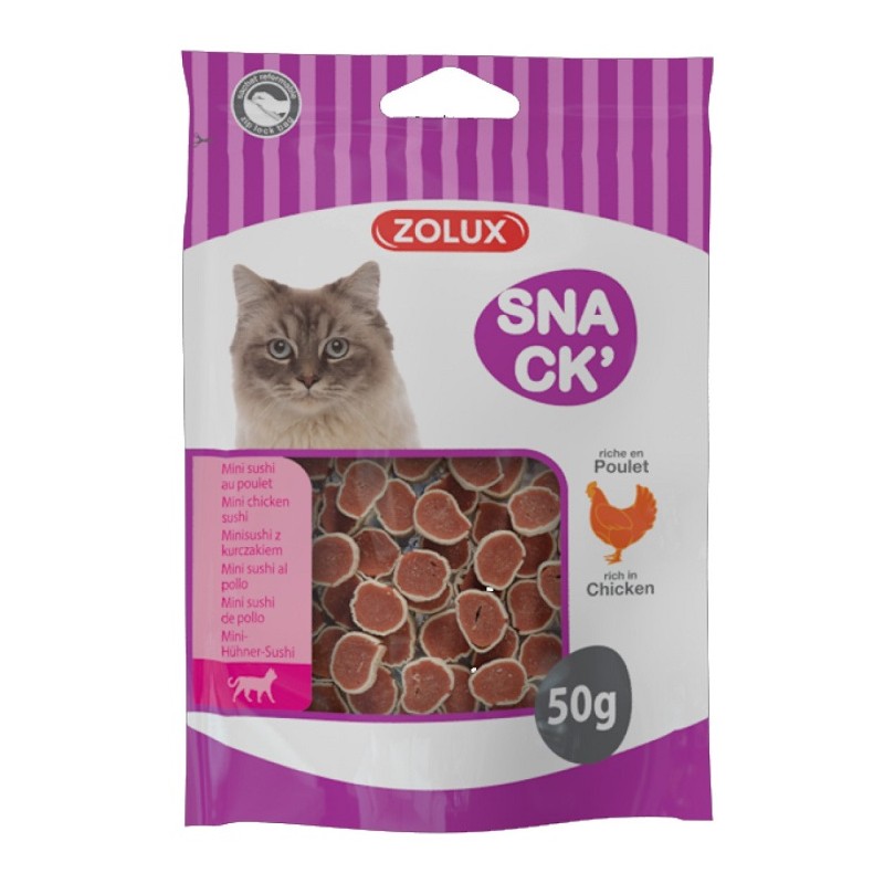 MINI SUSHI POULET CHAT -50G