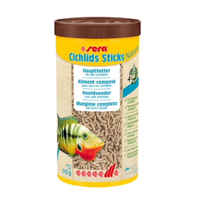 SERA CICHLIDES STICKS NATURE -1L