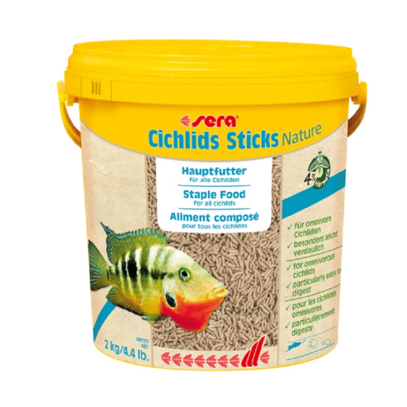 SERA CICHLIDES STICKS NATURE -10L