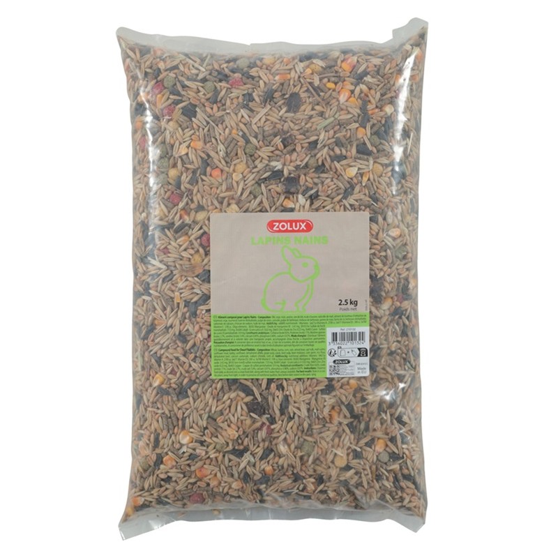 Aliment Composé LAPIN NAIN Coussin 2,5kg