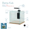 Kit Aquarium BETTA KUB 15,6 L