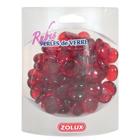 Perles verre RUBIS