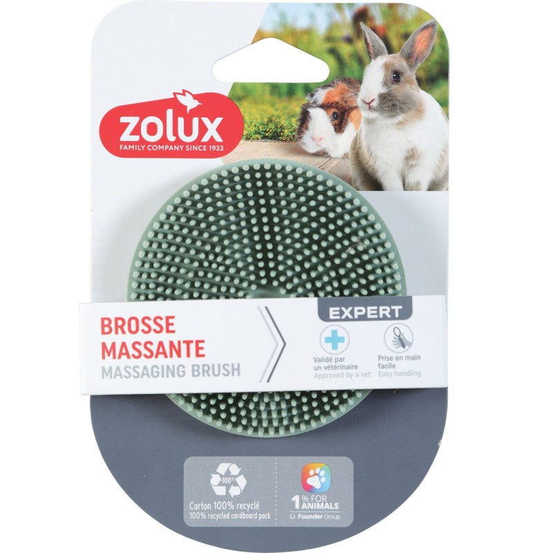 Brosse caoutchouc rongeur