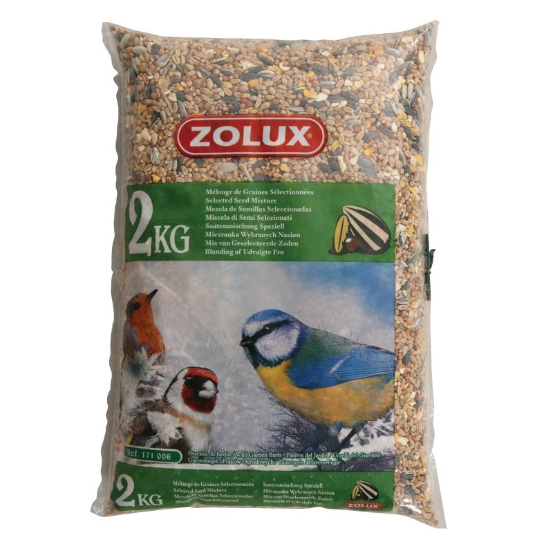 Melange graines oiseaux du jardin -SAC 2KG