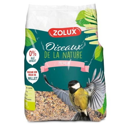 MELANGE GRAINES OISEAUX JARDIN PREMIUM SANS BLE -2,5KG