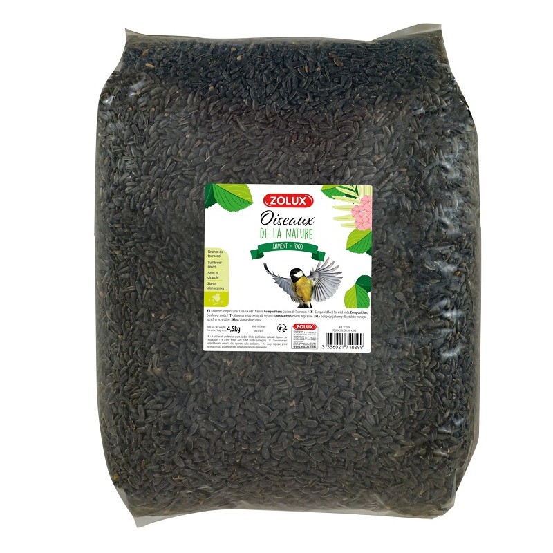 GRAINES DE TOURNESOL OISEAU JARDIN -4,5KG