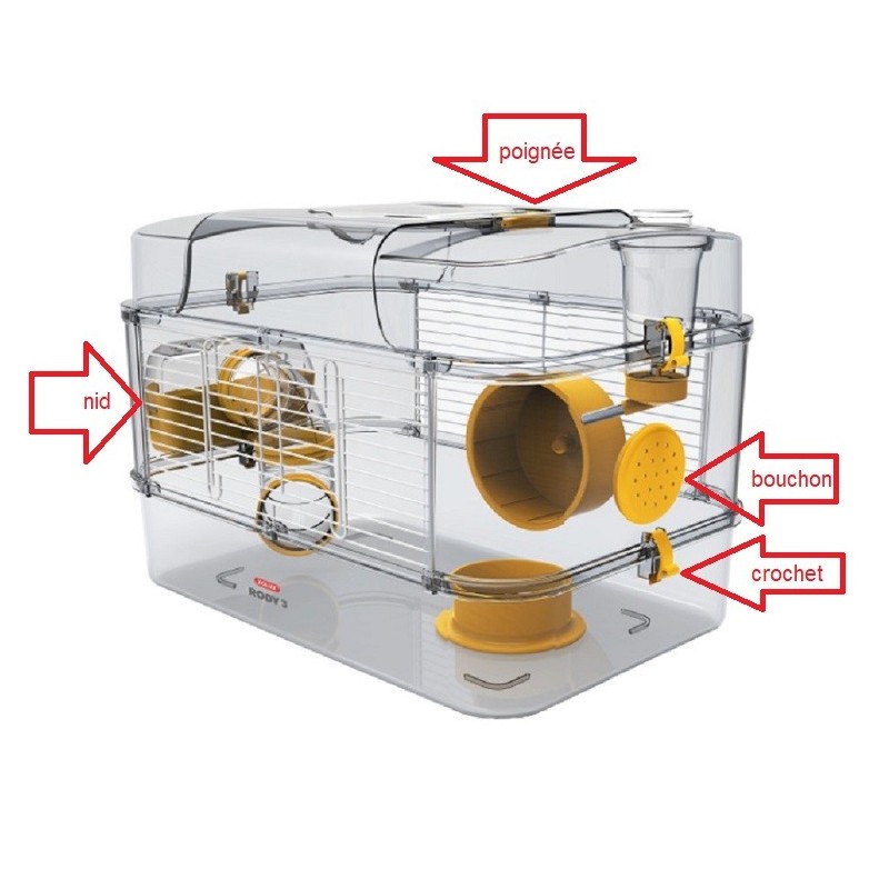 Bouchon cage RODY 3 - Flap Cap RodyLounge