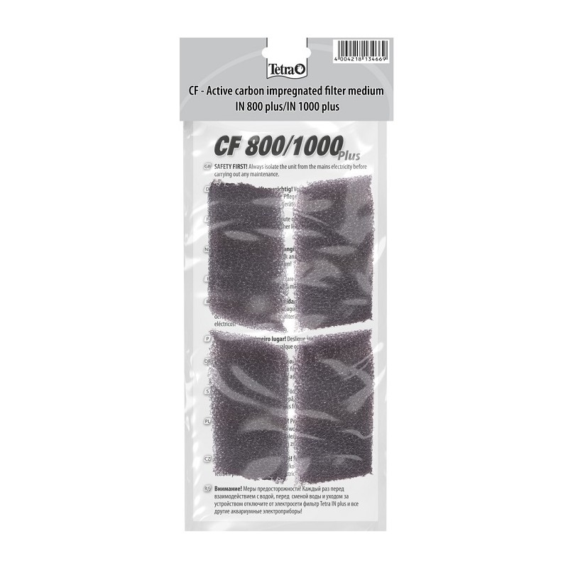 MOUSSE DE FILTRATION AU CHARBON ACTIF TETRATEC CF IN 800-1000