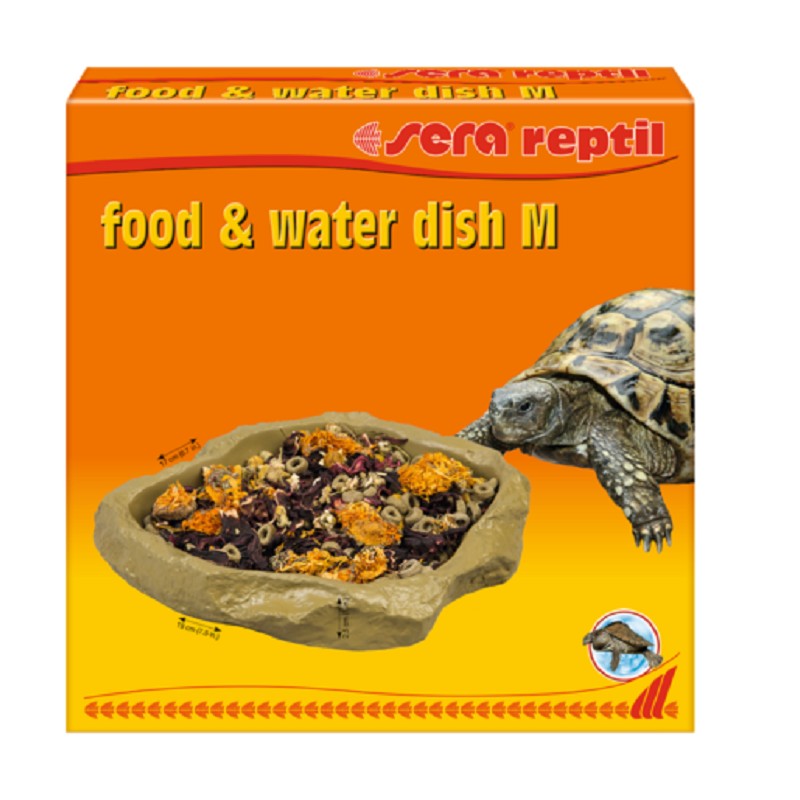 SERA REPTIL FOOD-WATER DISH -MEDIUM