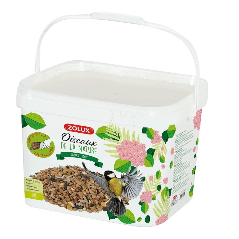 MELANGE GRAINES OISEAUX JARDIN SEAU 7KG