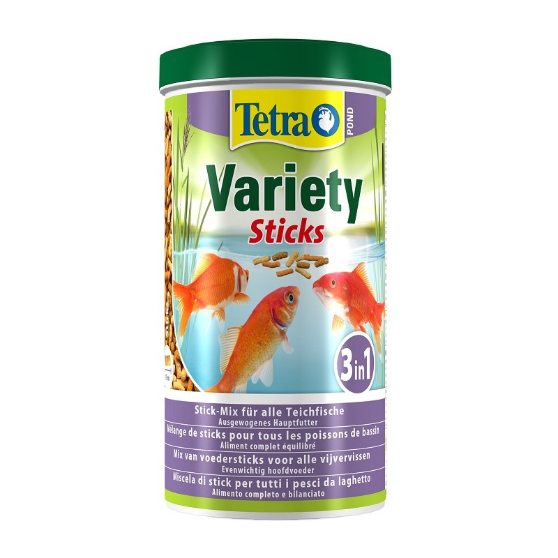 TETRA POND VARIETY STICKS - 1L