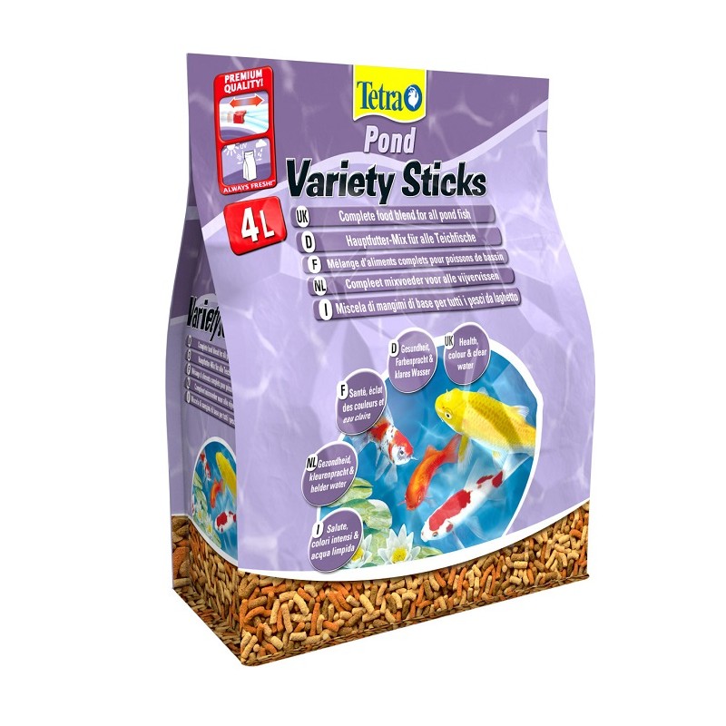 TETRA POND VARIETY STICKS - 4L