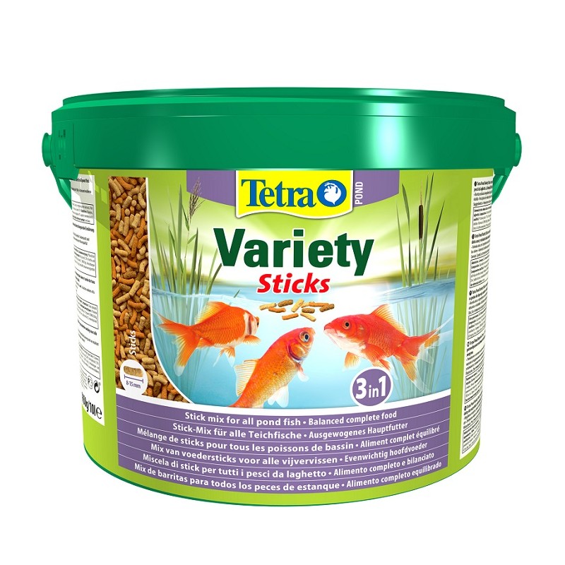 TETRA POND VARIETY STICKS - 10L