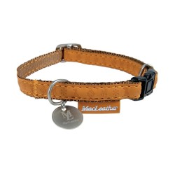 COLLIER CUIR MAC LEATHER -10MM