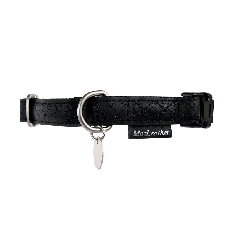 COLLIER CUIR MAC LEATHER -10MM