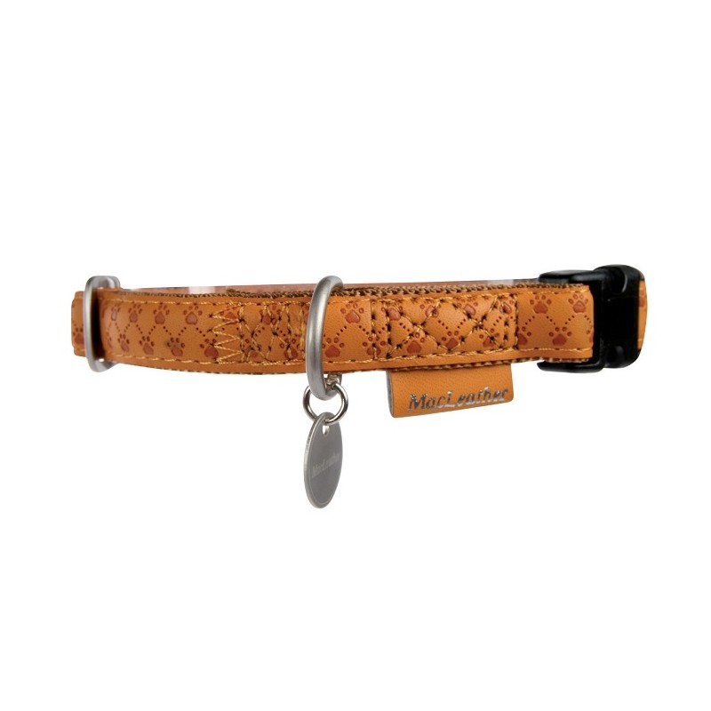 COLLIER CUIR MAC LEATHER - 15MM