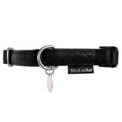 COLLIER CUIR MAC LEATHER - 15MM